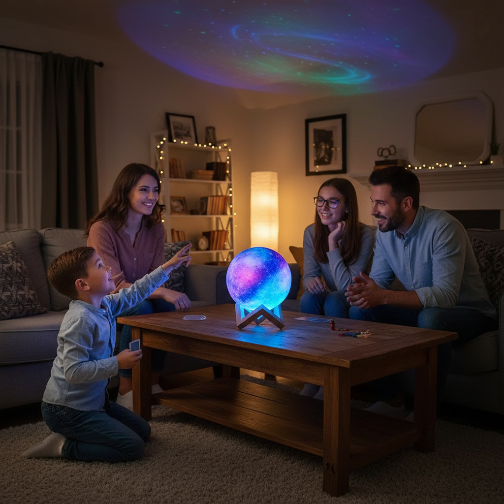 MoonGlow™ – 3D Moon LED Night Lamp