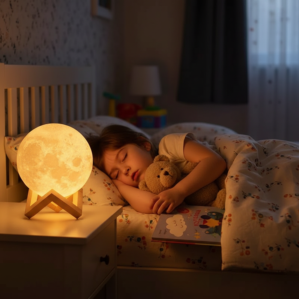 MoonGlow™ – 3D Moon LED Night Lamp